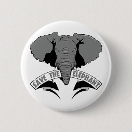 象を救って下さい 缶バッジ