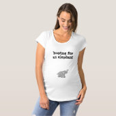 象を望むこと Tシャツ (正面フル)