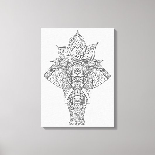 象インスパイア11 キャンバスプリント (正面)