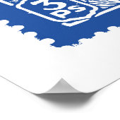 象インド印紙デザイン ポスター (角)