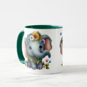 象エレガントデザイン杯 マグカップ (正面左)