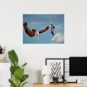 象エレガント鷲 ポスター (ホームオフィス)