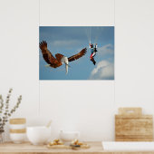 象エレガント鷲 ポスター (キッチン)