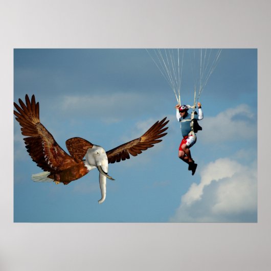 象エレガント鷲 ポスター (正面)