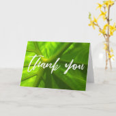 象カジュアルの耳に手書きはっきりした感謝 カード (黄色い花)