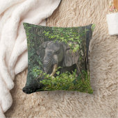 象カッコいい枕！ クッション (ブランケット)