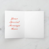 象カップル付きハッピーバースデーカード カード (内部)