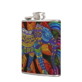 象カラフル華美と曼荼羅 フラスク (左)