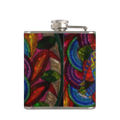 象カラフル華美と曼荼羅 フラスク (裏面)