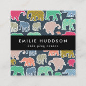 象カラフル象、セ遊ンタ、アクティビティセンター スクエア名刺 (正面)