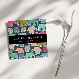 象カラフル象、セ遊ンタ、アクティビティセンター スクエア名刺