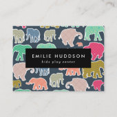 象カラフル象、セ遊ンタ、アクティビティセンター 名刺 (正面)