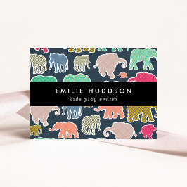 象カラフル象、セ遊ンタ、アクティビティセンター 名刺