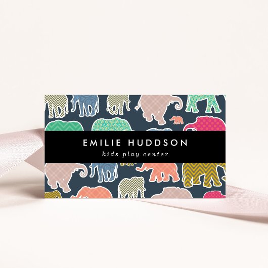 象カラフル象、セ遊ンタ、アクティビティセンター 名刺