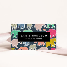 象カラフル象、セ遊ンタ、アクティビティセンター 名刺