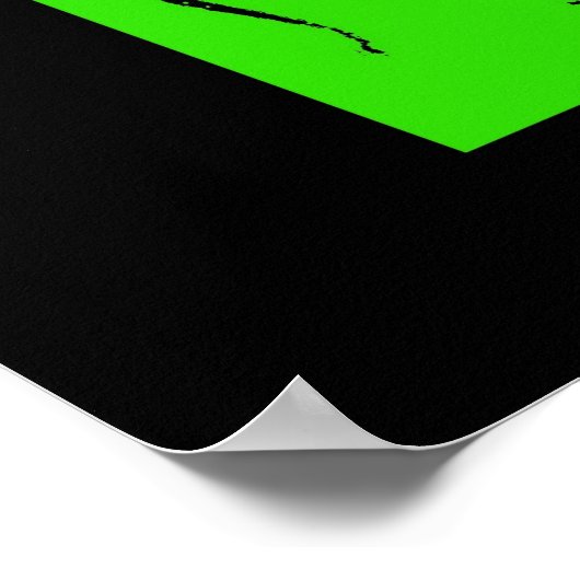 象カラフル象 ポスター (角)