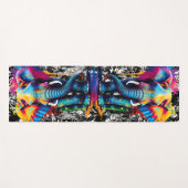 象カラフル象 – 象ヨガマット ヨガマット (正面(横))