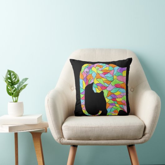 象カラフル クッション (椅子)