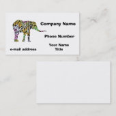 象カラフル 名刺 (正面/裏面)