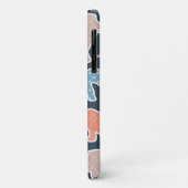 象カラフル、象のパターン、モノグラム Case-Mate iPhoneケース (裏面/左)