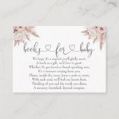 象ガールぼほ赤ちゃんシャワーベビー エンクロージャーカード (正面)