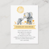 象キスギフトディスプレイシャワー エンクロージャーカード (正面)