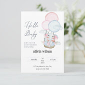 象キリンベビーデザイン招待状 招待状 (スタンド正面)