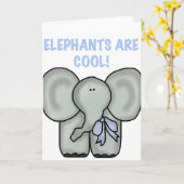 象クールは カード (黄色い花)