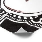 象サイケデリック象 ポスター (角)