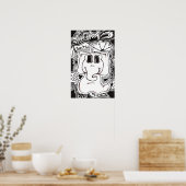 象サイケデリック象 ポスター (キッチン)