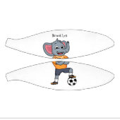 象サッカー選手の漫画イラストレーション ミニバスケットボール (パネル)