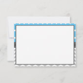 象サンキューカード、編集可能カラー サンキューカード (裏面)