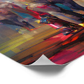 象サーカスファンタジーアートイラストレーションポスター ポスター (角)