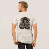 象ジム トライブレンドＴシャツ (フル背面)