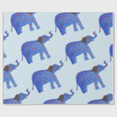 象スケッチ包み紙 ラッピングペーパー (フラット)