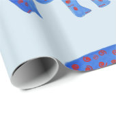 象スケッチ包み紙 ラッピングペーパー (ロールコーナー)