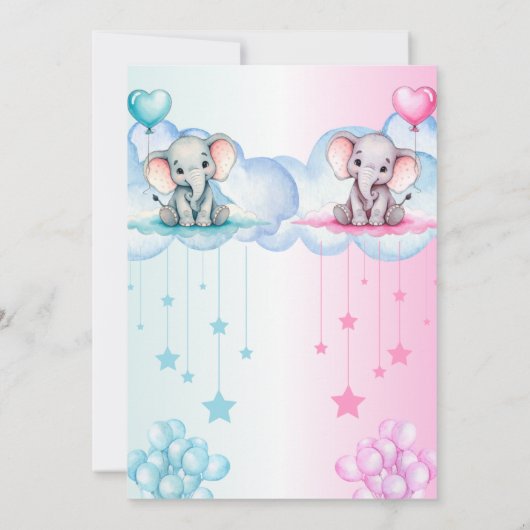 象スペインのでニノ・ニーナを見るジェンダー 招待状 (裏面)