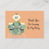 象スペラーのナトシャありがとう エンクロージャーカード (裏面)