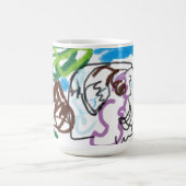 象セット コーヒーマグカップ (中央)