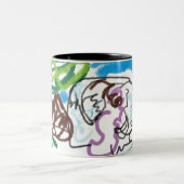 象セット ツートーンマグカップ (中央)