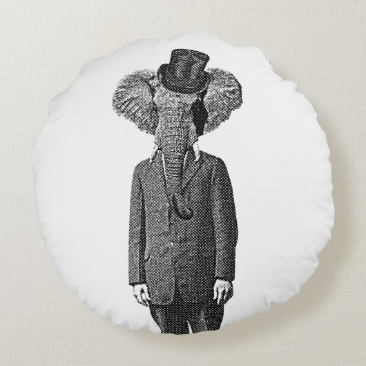 象ダンディ ラウンドクッション (裏面)