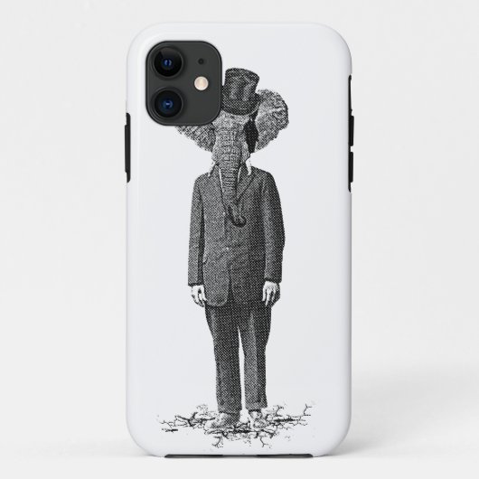 象ダンディ Case-Mate iPhoneケース (裏面)