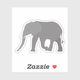 象デザイン シール