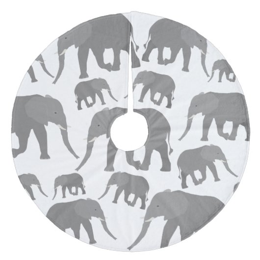 象デザイン フリース ツリースカート (正面)