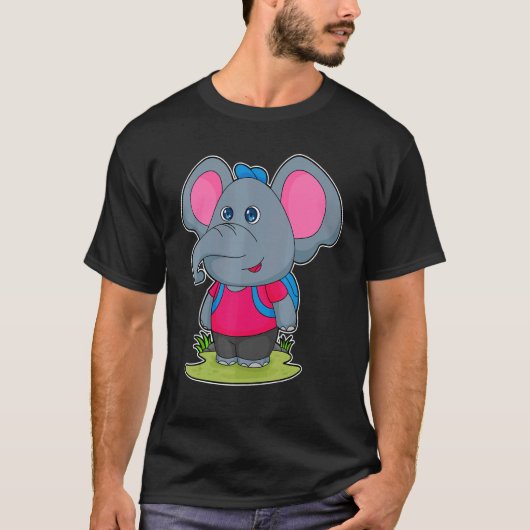 象ハイカーバックパック Tシャツ (正面)
