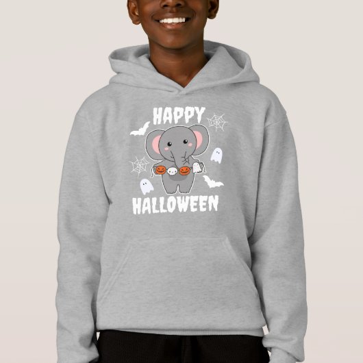象ハッピーハローウィンカボチャこうもりの衣装 (正面)
