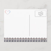 象ハート感謝はがき ポストカード (裏面)