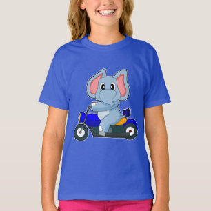 象バイク Tシャツ