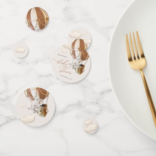 象バルーンベビーシャワー紙吹雪 コンフェッティ (グループ)