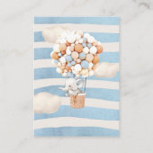 象バルーンベビーブックエンクロージャカード エンクロージャーカード (裏面)